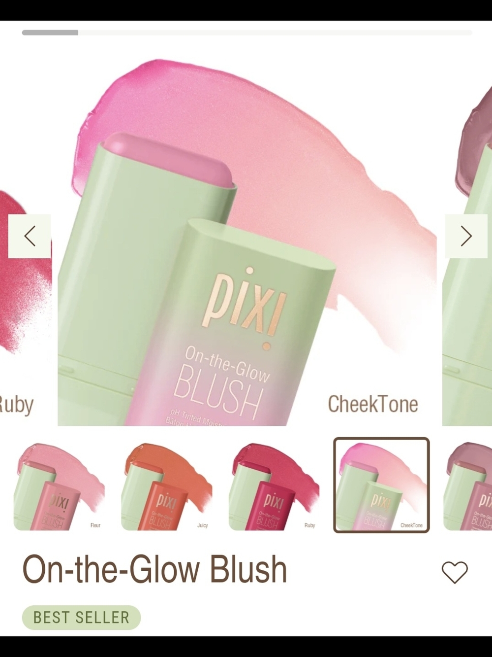 ✨ NIP Pixi On-the-Glow Blush – Shade: CHEEKY ✨